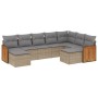 Set de sofás de jardín 9 pzas con cojines ratán sintético beige de , Conjuntos de jardín - Ref: Foro24-3228222, Precio: 501,5...