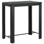 Mesa alta para jardín ratán sintético negro 100x60,5x110,5 cm de vidaXL, Mesas de jardín - Ref: Foro24-45874, Precio: 159,32 ...