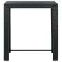 Mesa alta para jardín ratán sintético negro 100x60,5x110,5 cm de vidaXL, Mesas de jardín - Ref: Foro24-45874, Precio: 159,32 ...