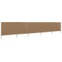 Paravientos de playa de 5 paneles tela gris topo 600x80 cm de vidaXL, Sombrillas - Ref: Foro24-47157, Precio: 48,71 €, Descue...