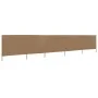 Paravientos de playa de 5 paneles tela gris topo 600x80 cm de vidaXL, Sombrillas - Ref: Foro24-47157, Precio: 47,78 €, Descue...