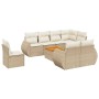 Set de sofás de jardín 9 pzas con cojines ratán sintético beige de , Conjuntos de jardín - Ref: Foro24-3225099, Precio: 672,2...
