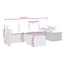 Set de muebles de jardín 6 pzas y cojines ratán sintético gris de , Conjuntos de jardín - Ref: Foro24-3259169, Precio: 366,16...
