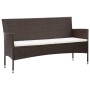 Set muebles de jardín 5 piezas y cojines ratán sintético marrón de vidaXL, Conjuntos de jardín - Ref: Foro24-45892, Precio: 2...