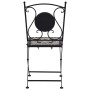 Sillas bistró de mosaico 2 unidades gris de vidaXL, Sillas de jardín - Ref: Foro24-46716, Precio: 148,36 €, Descuento: %