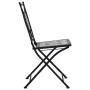 Sillas bistró de mosaico 2 unidades gris de vidaXL, Sillas de jardín - Ref: Foro24-46716, Precio: 146,24 €, Descuento: %