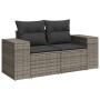Set de muebles de jardín 9 pzas y cojines ratán sintético gris de , Conjuntos de jardín - Ref: Foro24-3222849, Precio: 599,97...