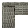 Mesa alta para jardín ratán sintético gris 100x60,5x110,5 cm de vidaXL, Mesas de jardín - Ref: Foro24-45875, Precio: 117,98 €...