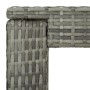 Mesa alta para jardín ratán sintético gris 100x60,5x110,5 cm de vidaXL, Mesas de jardín - Ref: Foro24-45875, Precio: 119,37 €...