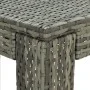 High table for garden synthetic rattan gray 100x60.5x110.5 cm by vidaXL, Garden tables - Ref: Foro24-45875, Price: 117,98 €, ...