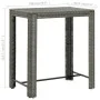 Mesa alta para jardín ratán sintético gris 100x60,5x110,5 cm de vidaXL, Mesas de jardín - Ref: Foro24-45875, Precio: 117,98 €...
