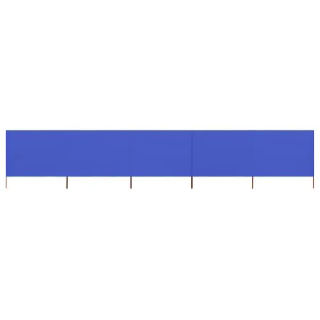 Paravientos de playa de 5 paneles tela azul celeste 600x160cm de vidaXL, Sombrillas - Ref: Foro24-47171, Precio: 73,70 €, Des...