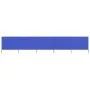 Paravientos de playa de 5 paneles tela azul celeste 600x160cm de vidaXL, Sombrillas - Ref: Foro24-47171, Precio: 73,70 €, Des...