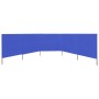 Paravientos de playa de 5 paneles tela azul celeste 600x160cm de vidaXL, Sombrillas - Ref: Foro24-47171, Precio: 75,03 €, Des...