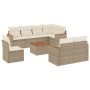 Set de sofás de jardín 9 pzas con cojines ratán sintético beige de , Conjuntos de jardín - Ref: Foro24-3258572, Precio: 598,5...
