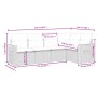 Set de muebles de jardín 6 pzas y cojines ratán sintético gris de , Conjuntos de jardín - Ref: Foro24-3226830, Precio: 380,93...