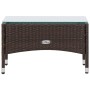 Set muebles de jardín 4 piezas y cojines ratán sintético marrón de vidaXL, Conjuntos de jardín - Ref: Foro24-45888, Precio: 1...
