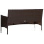 Set muebles de jardín 4 piezas y cojines ratán sintético marrón de vidaXL, Conjuntos de jardín - Ref: Foro24-45888, Precio: 1...