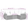 Set de sofás de jardín 4 pzas y cojines ratán sintético gris de , Conjuntos de jardín - Ref: Foro24-3253647, Precio: 319,19 €...