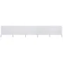 Paravientos de playa de 5 paneles tela blanco arena 600x80 cm de vidaXL, Sombrillas - Ref: Foro24-47154, Precio: 39,97 €, Des...