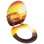 Toilet seat with cover MDF savanna design by , Toilet and bidet seats - Ref: Foro24-146920, Price: 42,46 €, Discount: %
