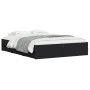 Cama con cajones madera de ingeniería negro 140x200 cm de , Camas y somieres - Ref: Foro24-3207274, Precio: 202,80 €, Descuen...