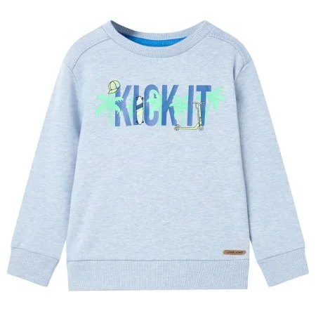 Sudadera infantil azul suave mélange 116 de , Camisetas para niños - Ref: Foro24-11971, Precio: 11,11 €, Descuento: %