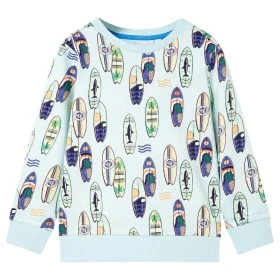 Sudadera infantil azul suave melange 128 de , Camisetas para niños - Ref: Foro24-11822, Precio: 12,77 €, Descuento: %