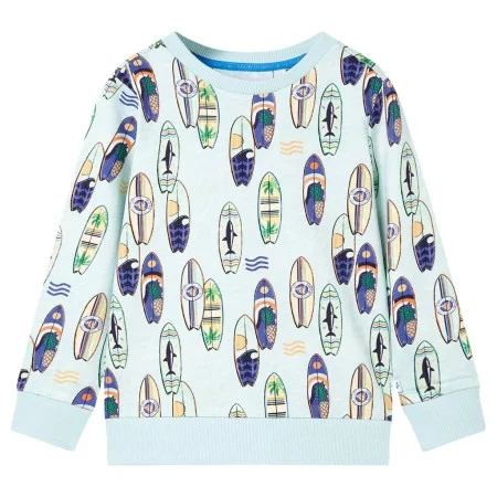 Sudadera infantil azul suave melange 128 de , Camisetas para niños - Ref: Foro24-11822, Precio: 12,77 €, Descuento: %