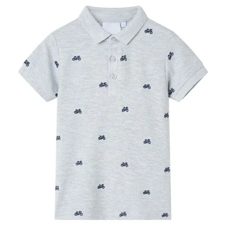 Polo infantil gris melange 116 de , Camisetas para niños - Ref: Foro24-12166, Precio: 10,65 €, Descuento: %
