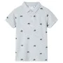 Polo infantil gris melange 116 de , Camisetas para niños - Ref: Foro24-12166, Precio: 10,65 €, Descuento: %