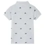 Polo infantil gris melange 116 de , Camisetas para niños - Ref: Foro24-12166, Precio: 10,65 €, Descuento: %