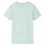 Camiseta infantil con rayas verde menta claro 128 de , Camisetas para niños - Ref: Foro24-12572, Precio: 8,19 €, Descuento: %