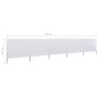 Paravientos de 5 paneles tela blanco arena 600x120 cm de vidaXL, Sombrillas - Ref: Foro24-47160, Precio: 51,86 €, Descuento: %