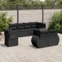 8-piece garden sofa set and black synthetic rattan cushions by , Modular outdoor sofas - Ref: Foro24-3221634, Price: 631,68 €...