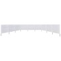 Paravientos de 9 paneles tela blanco arena 1200x120 cm de vidaXL, Sombrillas - Ref: Foro24-47192, Precio: 86,32 €, Descuento: %