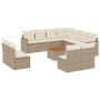 Set de sofás de jardín 12 pzas y cojines ratán sintético marrón de , Conjuntos de jardín - Ref: Foro24-3258495, Precio: 792,6...
