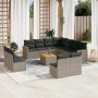 Set de sofás de jardín 12 pzas con cojines ratán sintético gris de , Conjuntos de jardín - Ref: Foro24-3258497, Precio: 655,3...