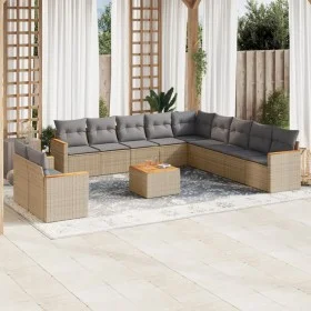Set de sofás de jardín 12 pzas y cojines ratán sintético marrón de , Conjuntos de jardín - Ref: Foro24-3258538, Precio: 797,8...