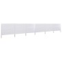 Paravientos de playa de 6 paneles tela blanco arena 800x160 cm de vidaXL, Sombrillas - Ref: Foro24-47180, Precio: 88,94 €, De...