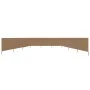 Paravientos de 9 paneles tela gris taupe 1200x80 cm de vidaXL, Sombrillas - Ref: Foro24-47189, Precio: 111,32 €, Descuento: %