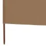 Paravientos de 9 paneles tela gris taupe 1200x80 cm de vidaXL, Sombrillas - Ref: Foro24-47189, Precio: 111,32 €, Descuento: %