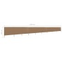 Paravientos de 9 paneles tela gris taupe 1200x80 cm de vidaXL, Sombrillas - Ref: Foro24-47189, Precio: 111,28 €, Descuento: %