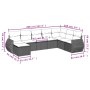 Set de sofás de jardín 8 pzas y cojines ratán sintético gris de , Sofás modulares de exterior - Ref: Foro24-3221759, Precio: ...