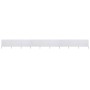 Paravientos de playa de 9 paneles tela blanco arena 1200x80 cm de vidaXL, Sombrillas - Ref: Foro24-47186, Precio: 59,79 €, De...