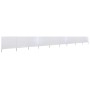 Paravientos de playa de 9 paneles tela blanco arena 1200x80 cm de vidaXL, Sombrillas - Ref: Foro24-47186, Precio: 59,79 €, De...