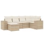Juego de sofás jardín con cojines 6 pzas ratán sintético beige de , Conjuntos de jardín - Ref: Foro24-3222857, Precio: 414,16...