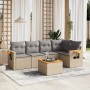 Juego de sofás jardín con cojines 6 pzas ratán sintético beige de , Conjuntos de jardín - Ref: Foro24-3259196, Precio: 410,38...