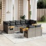 Set de sofás de jardín 10 pzas con cojines ratán sintético gris de , Conjuntos de jardín - Ref: Foro24-3259540, Precio: 625,4...