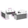 Set sofás de jardín con cojines 13 pzas ratán sintético beige de , Conjuntos de jardín - Ref: Foro24-3259923, Precio: 956,90 ...